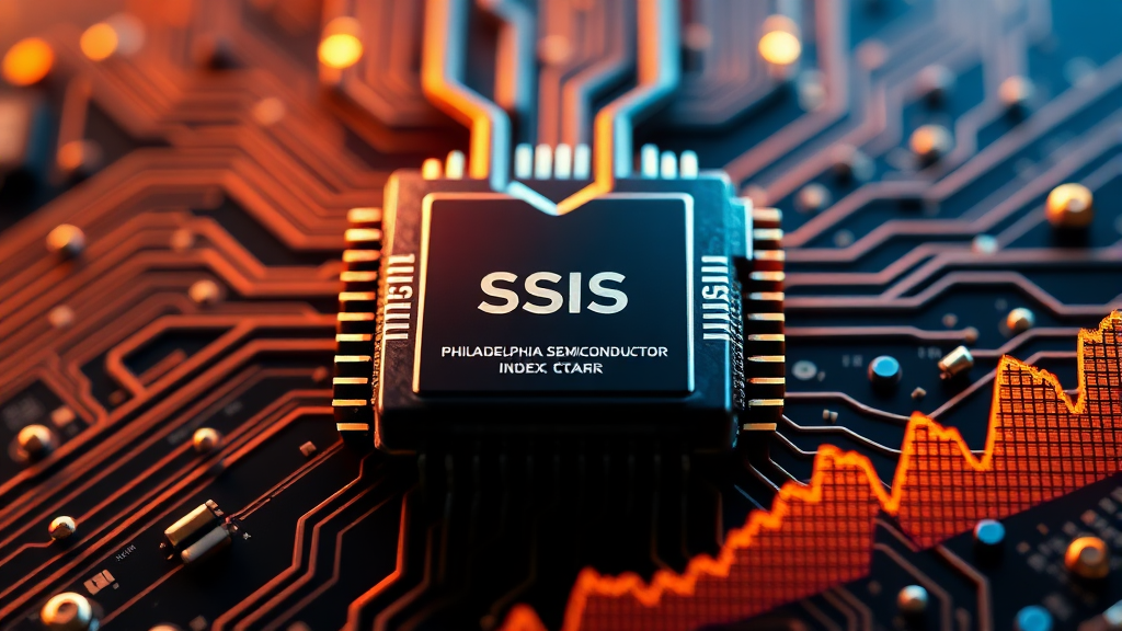 필라델피아 반도체 지수: 기술 혁신의 바로미터 (realistic 스타일)