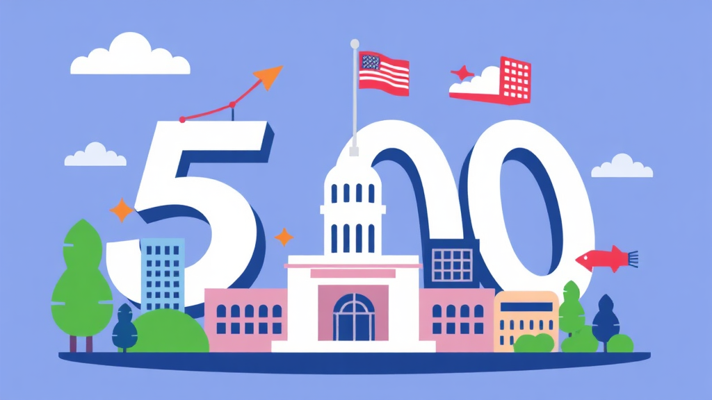 S&P500: 미국 경제의 넓은 스펙트럼 (cartoon 스타일)