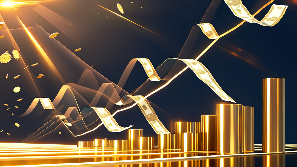 미국 금리 인상과 달러 강세의 영향 (illustration 스타일)