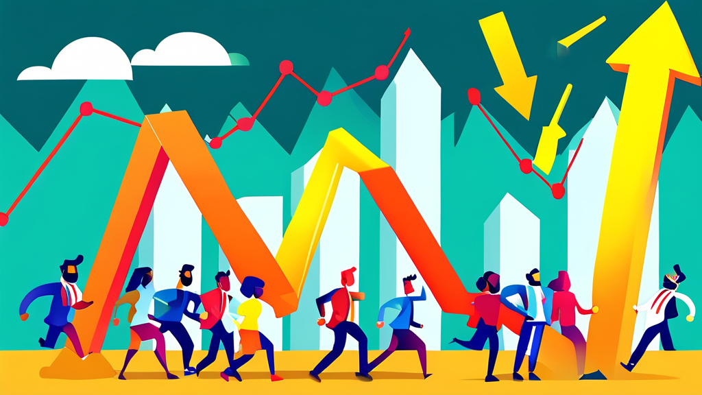 금과 은 ETF 시장의 동향 (cartoon 스타일)