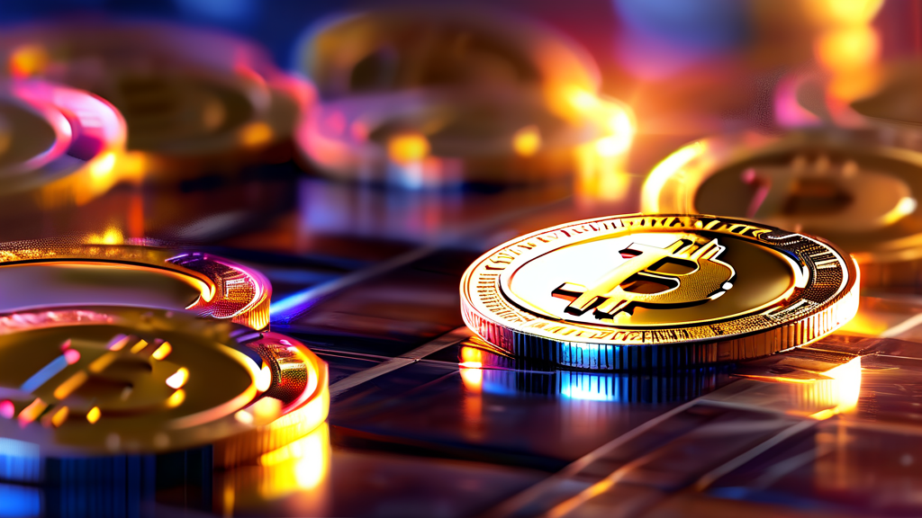 스테이킹의 개념과 원리 (realistic 스타일)